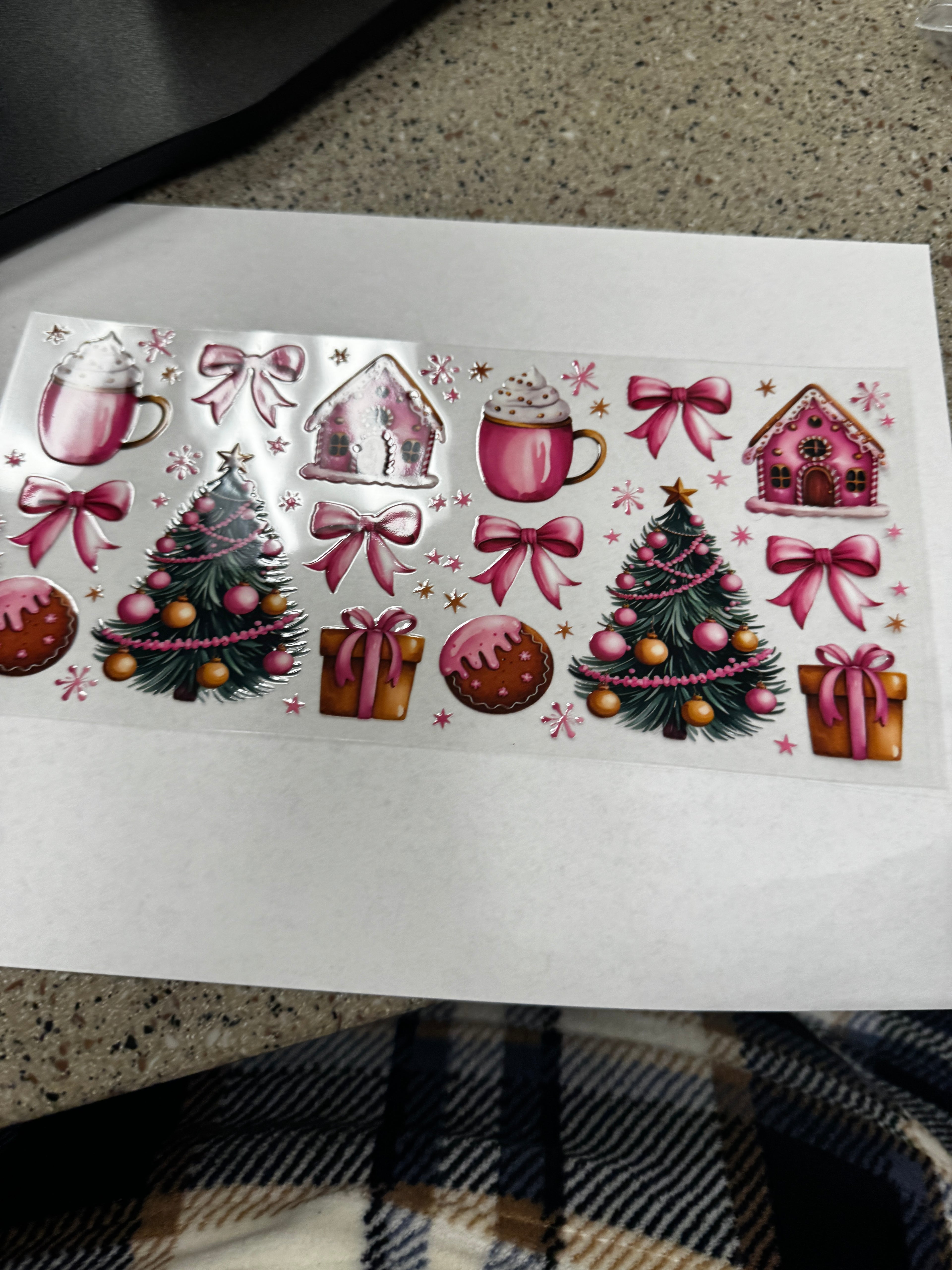 Christmas pink