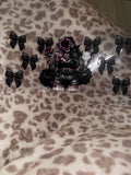 goth girl black bows