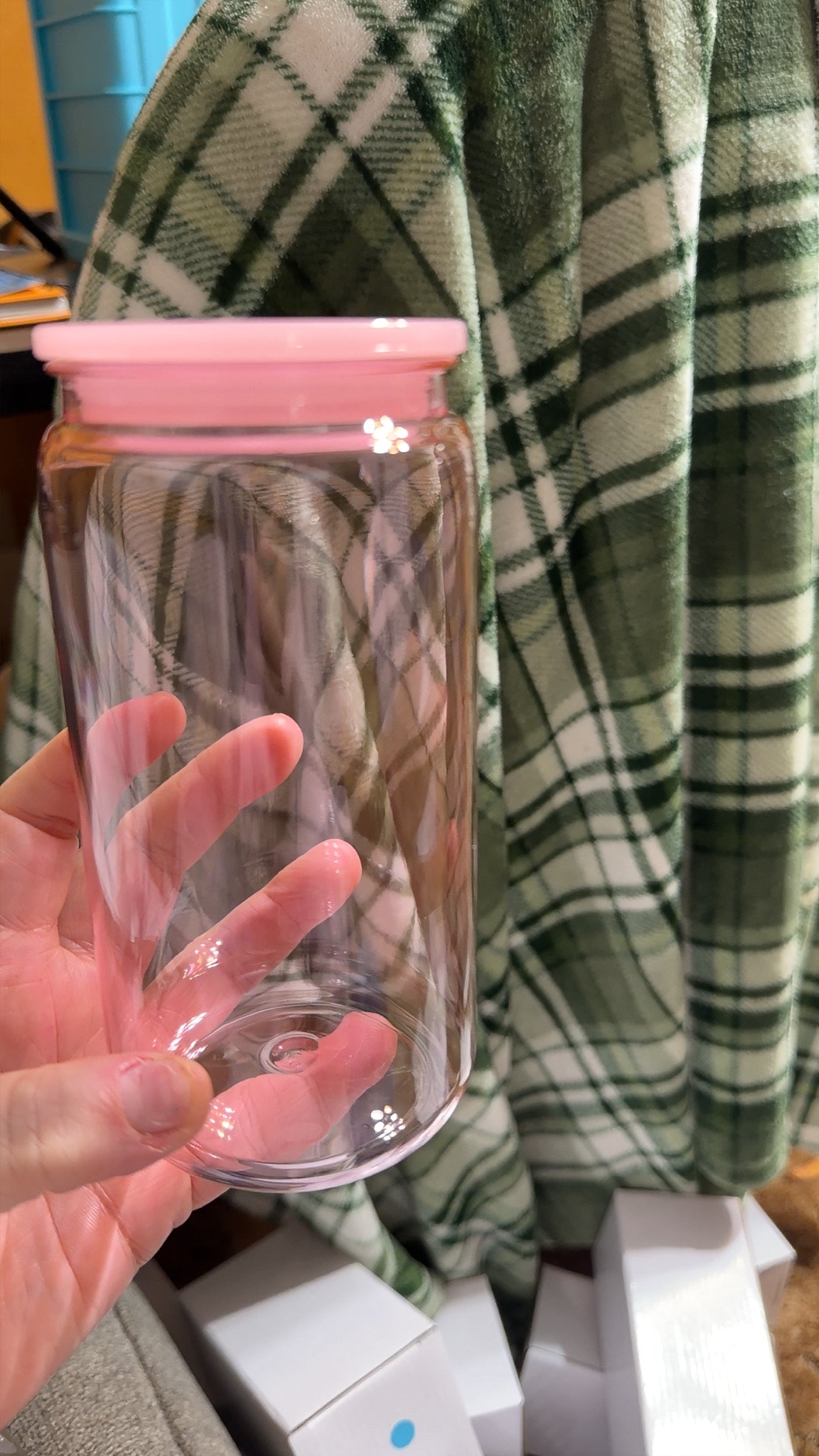 16 oz plastic can NON SNOWGLOBE!! Click to choose your color option