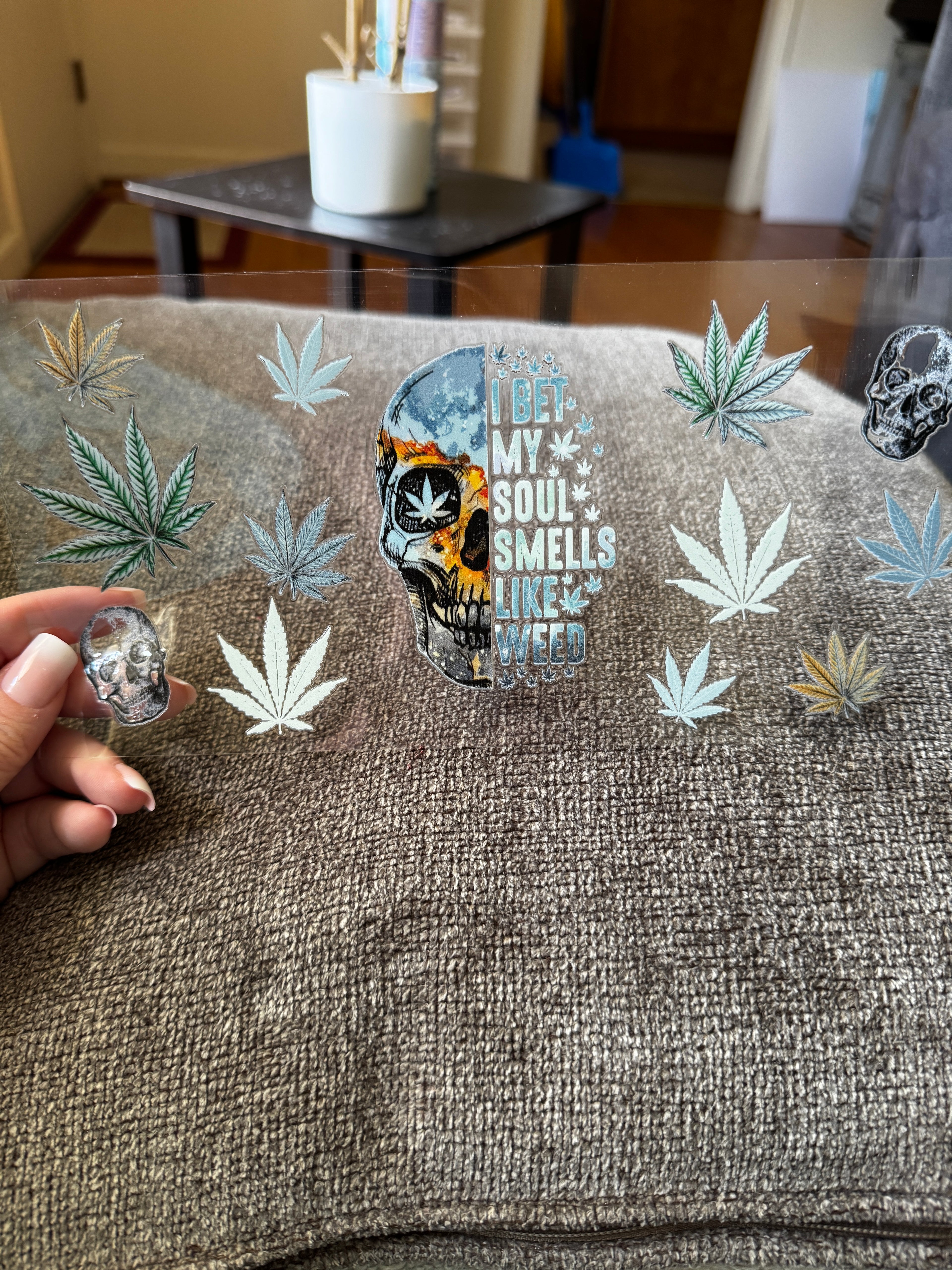I bet my soul smells like weed