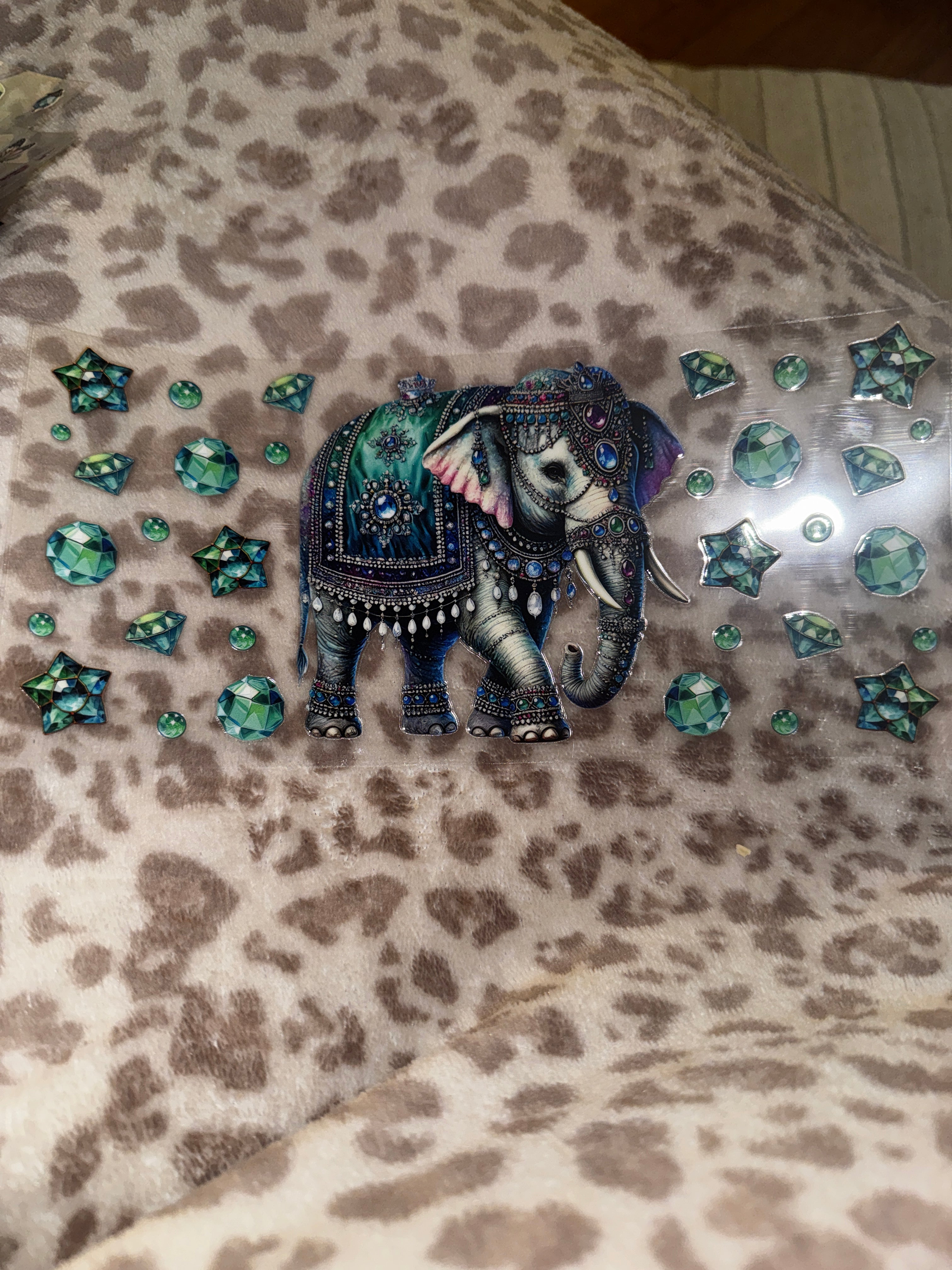 emerald green elephant