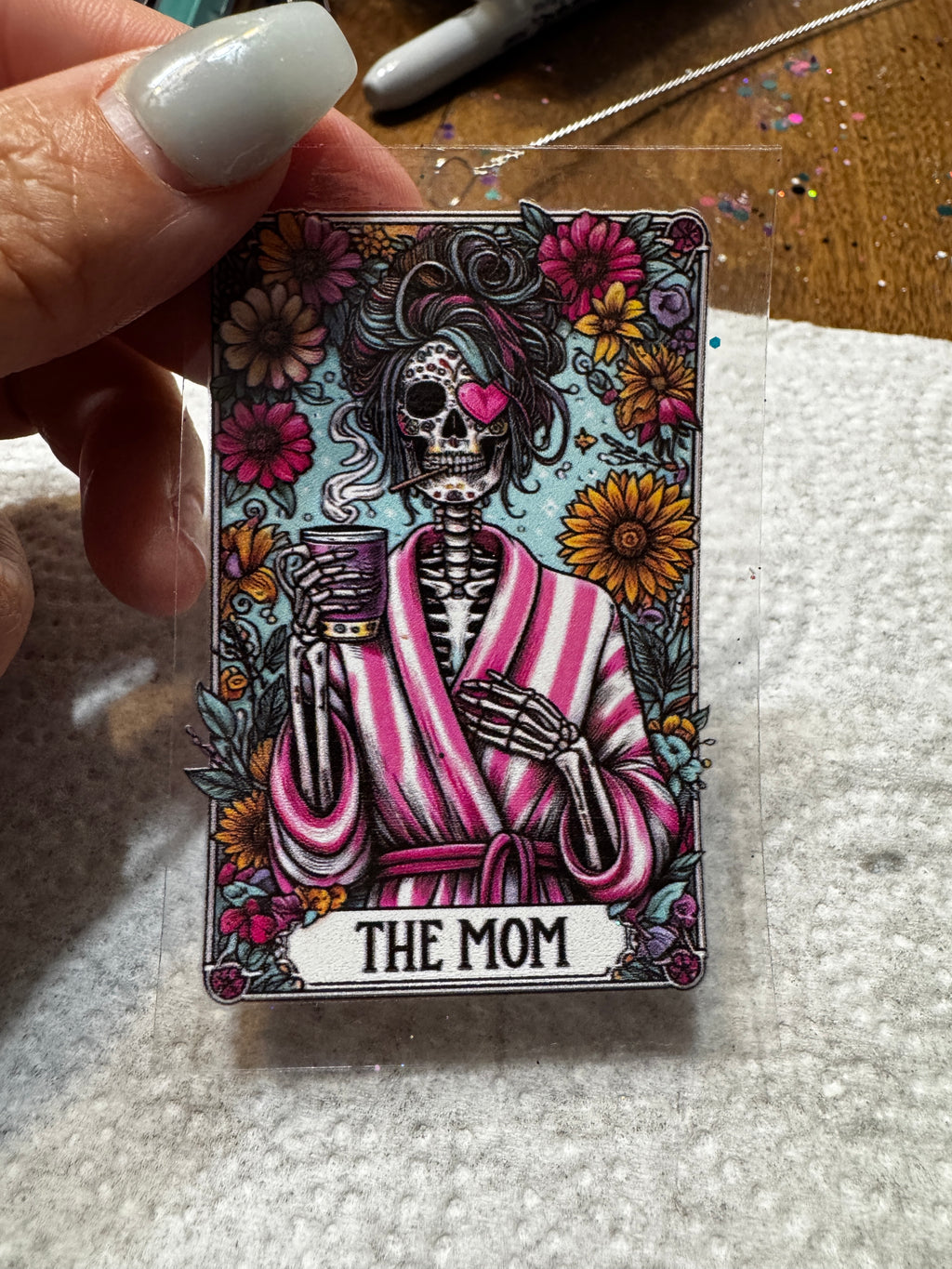 Tarot card decals (Click to choose options)