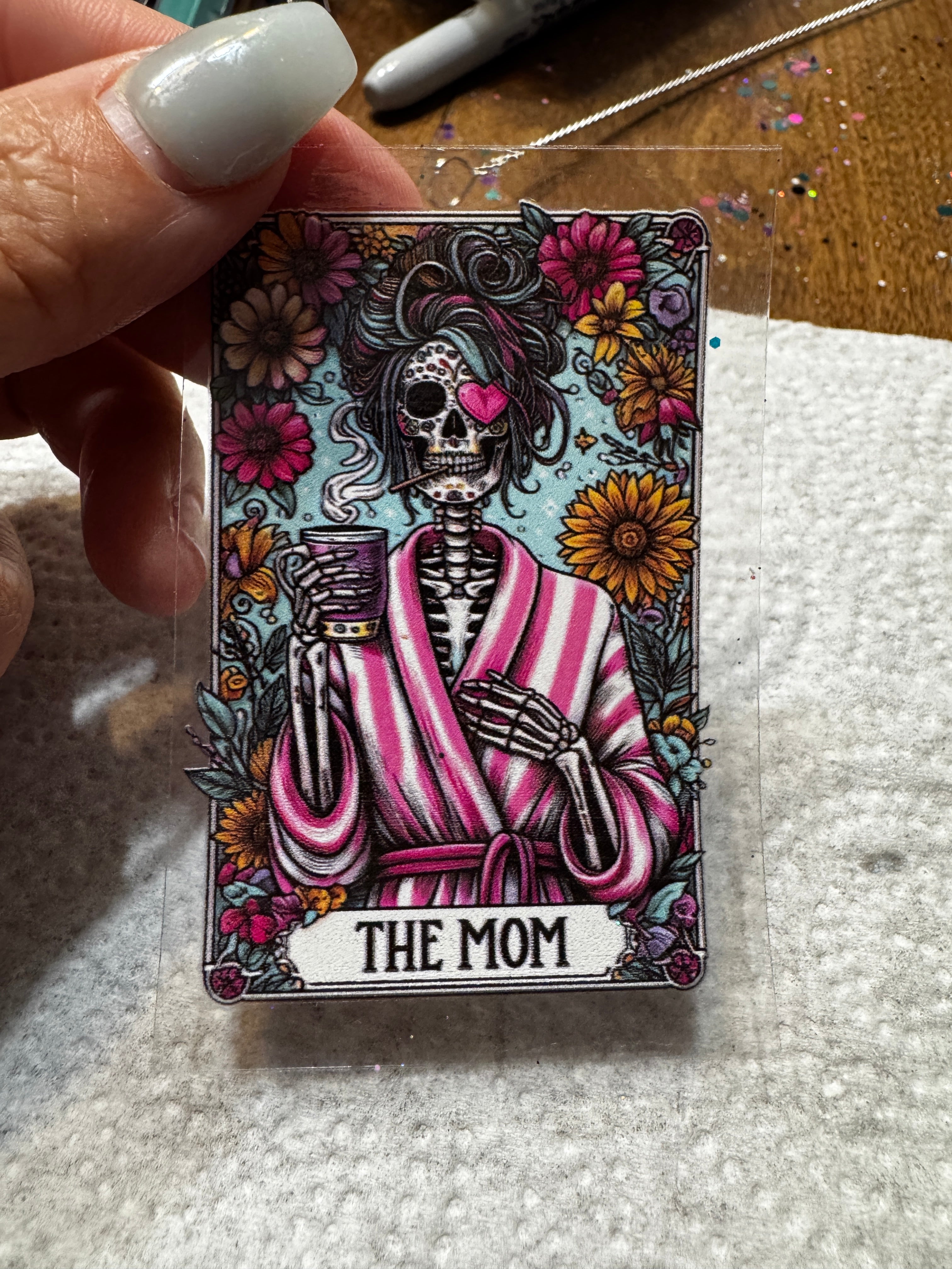 Tarot card decals (Click to choose options)