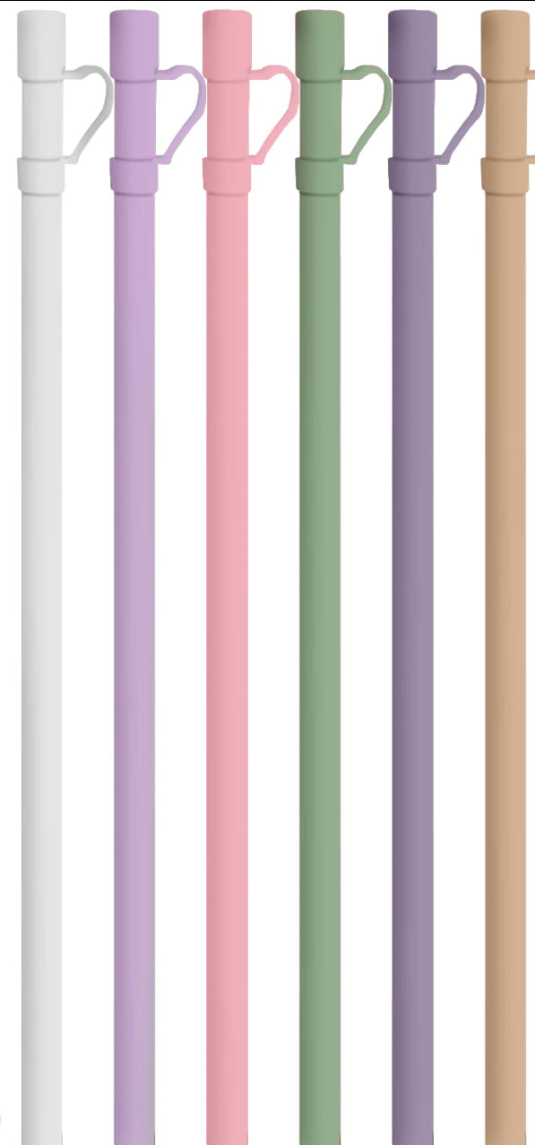 12 inch straws with topper. Fits 24oz and 40oz