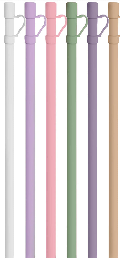 12 inch straws with topper. Fits 24oz and 40oz