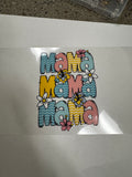 Patchwork Petal Mama Decal