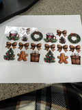 Christmas in gold with wreaths