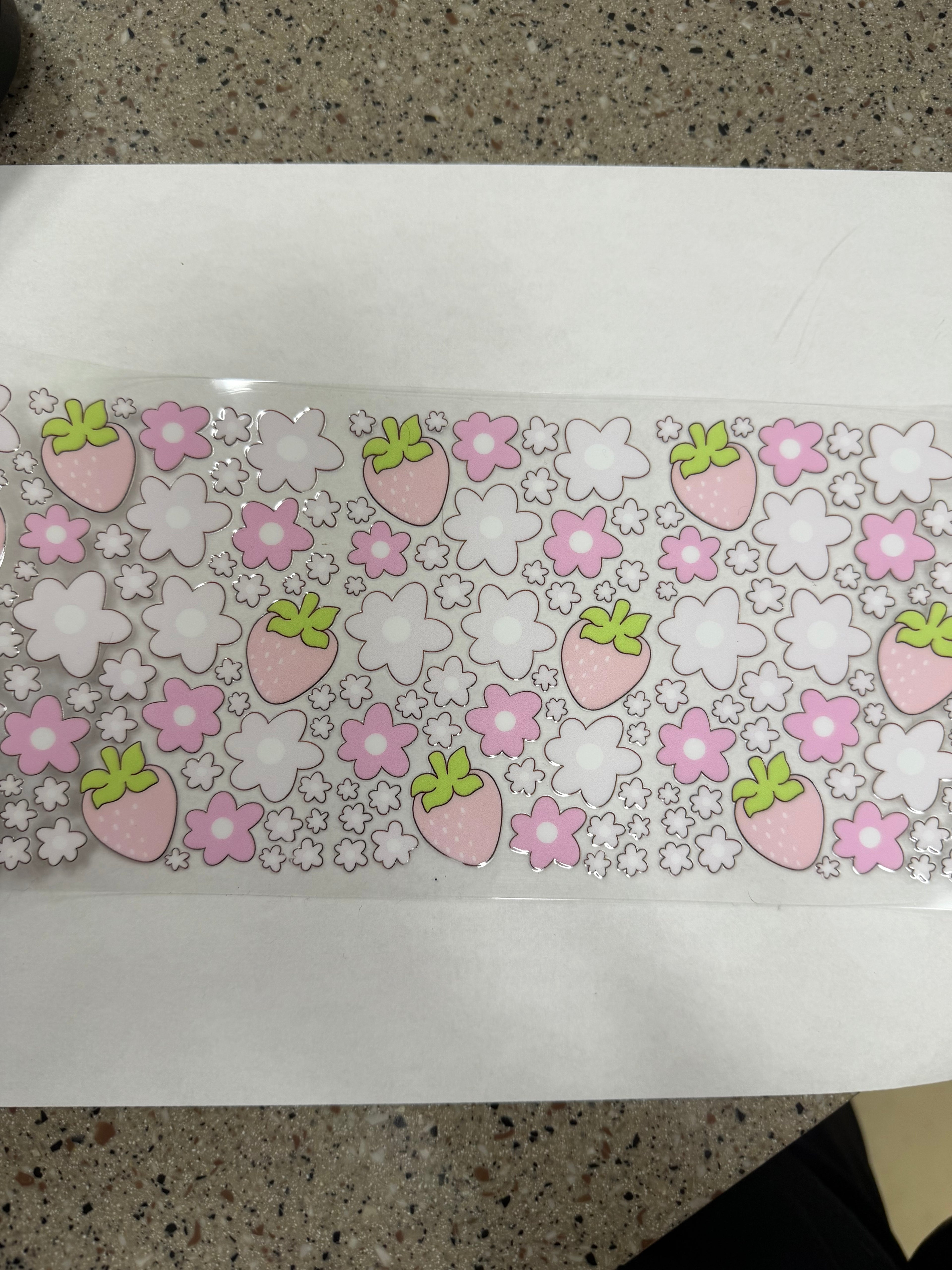 Pink Strawberries