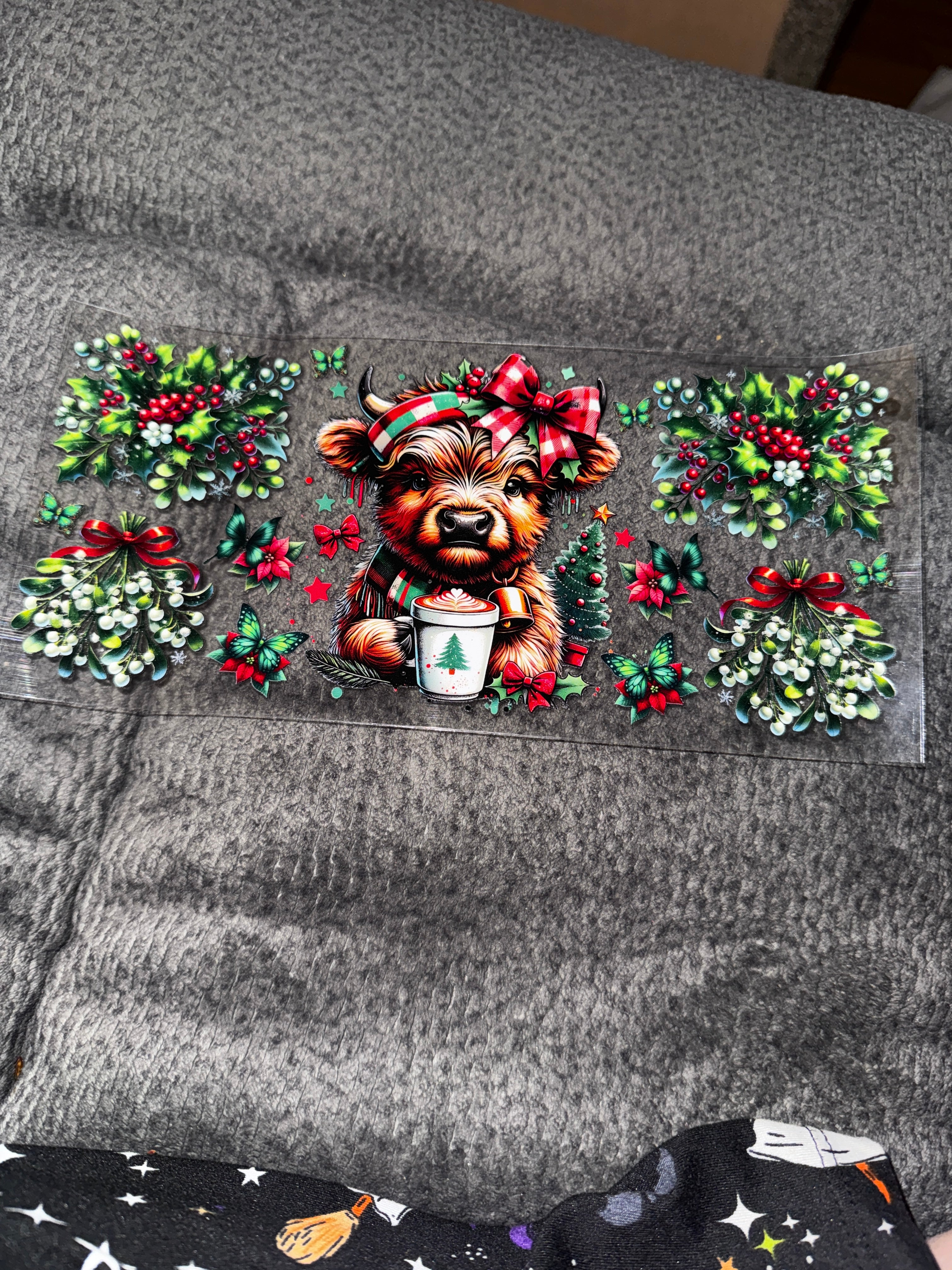 christmas cow