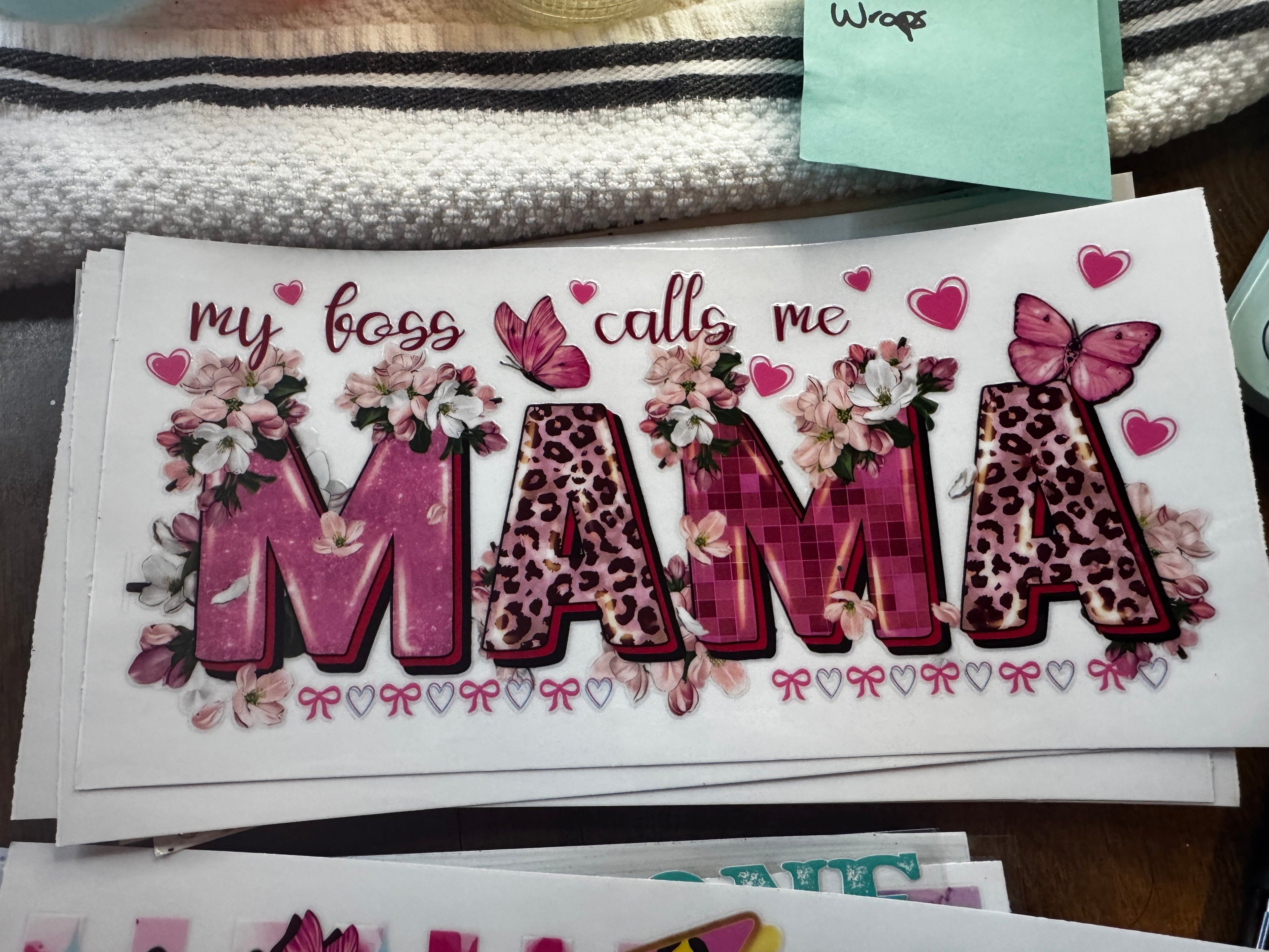 My boss calls me mama