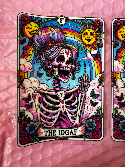 The IDGAF decal