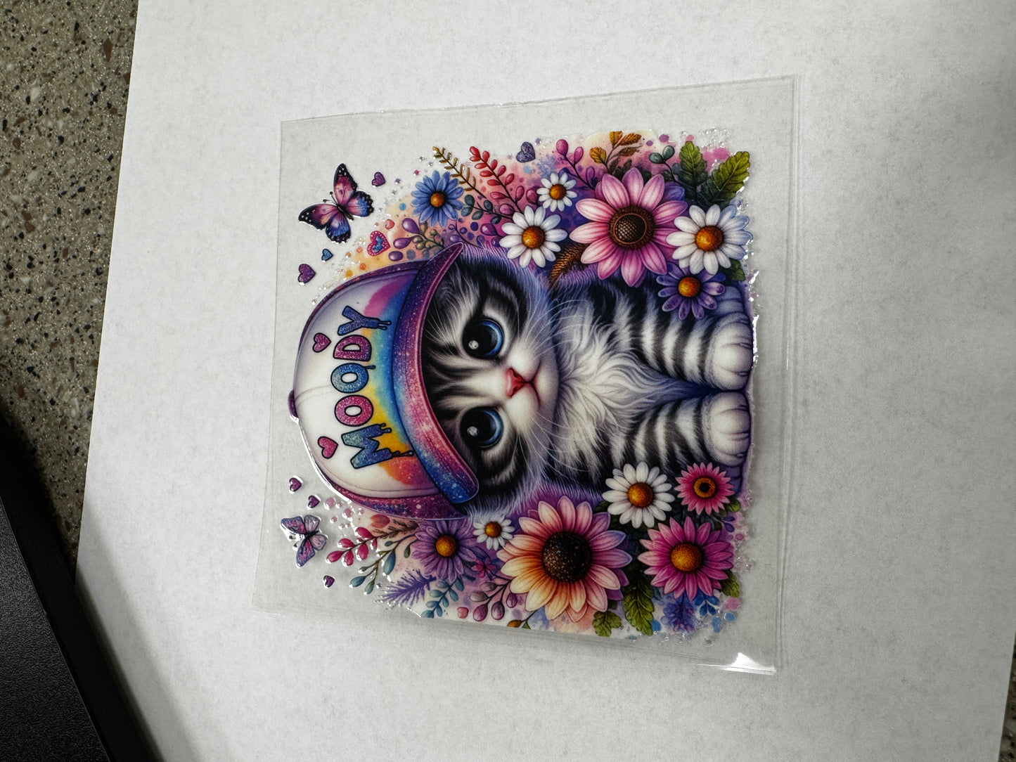 Moody Kitten Decal