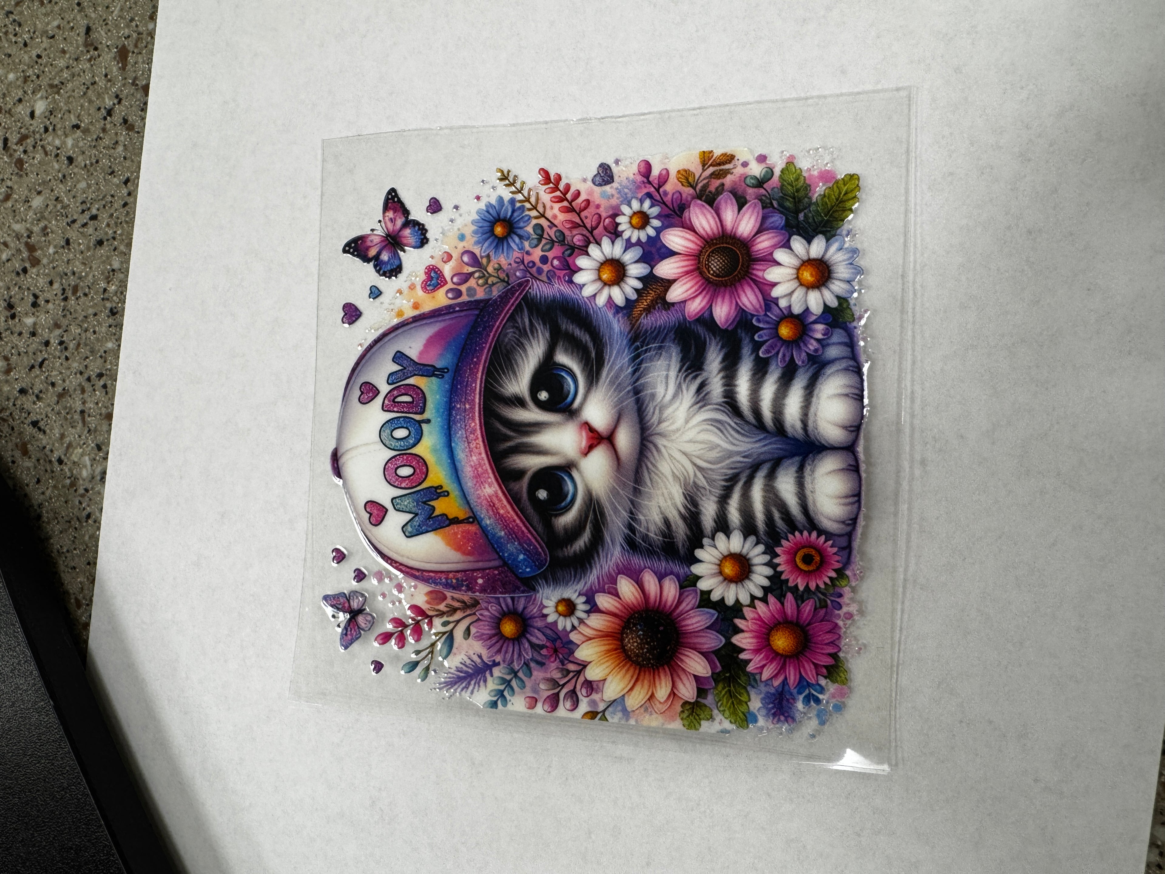 Moody Kitten Decal