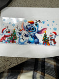 Stitch and Olaf