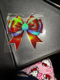 Christmas Bow Holographic Decal