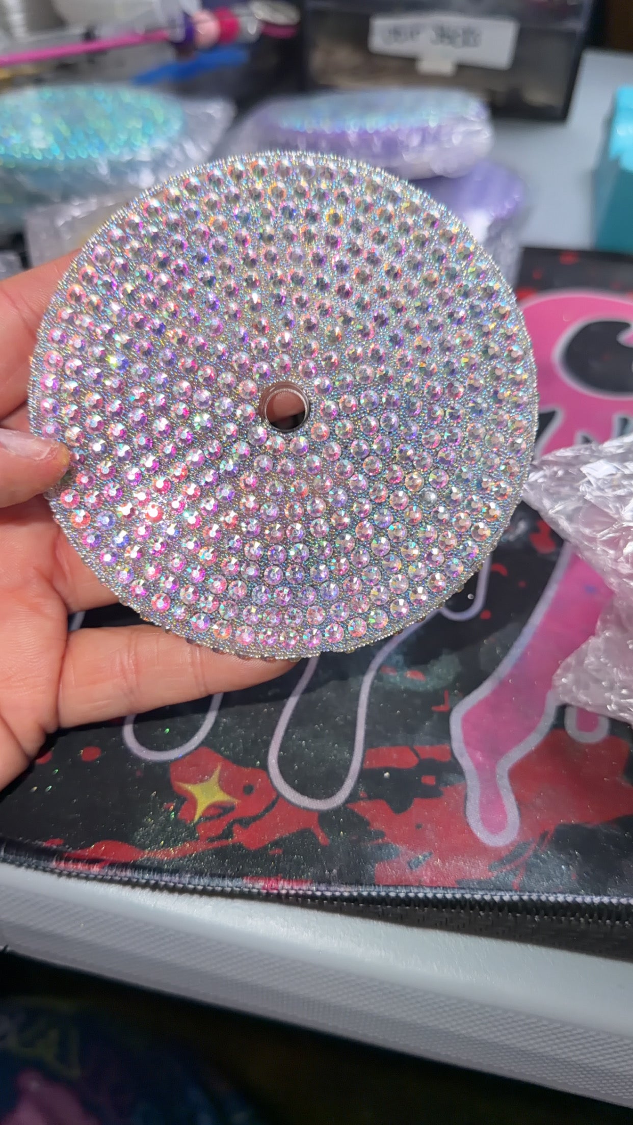 Bling lids for 24oz cups