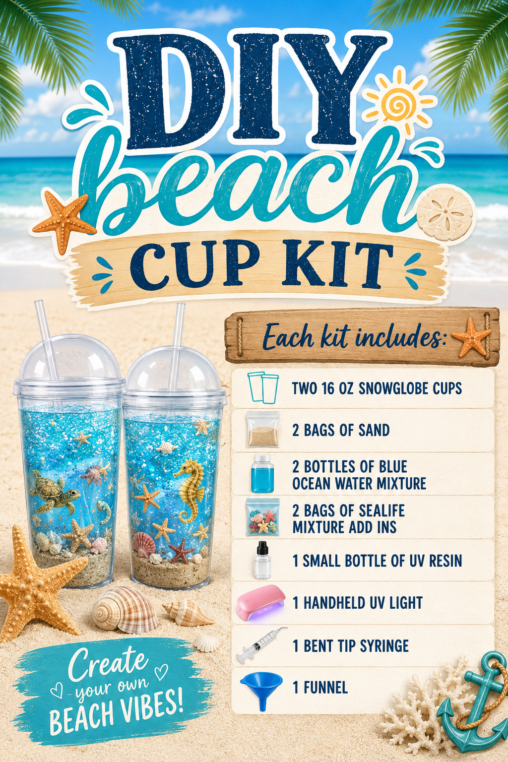DIY beach kit