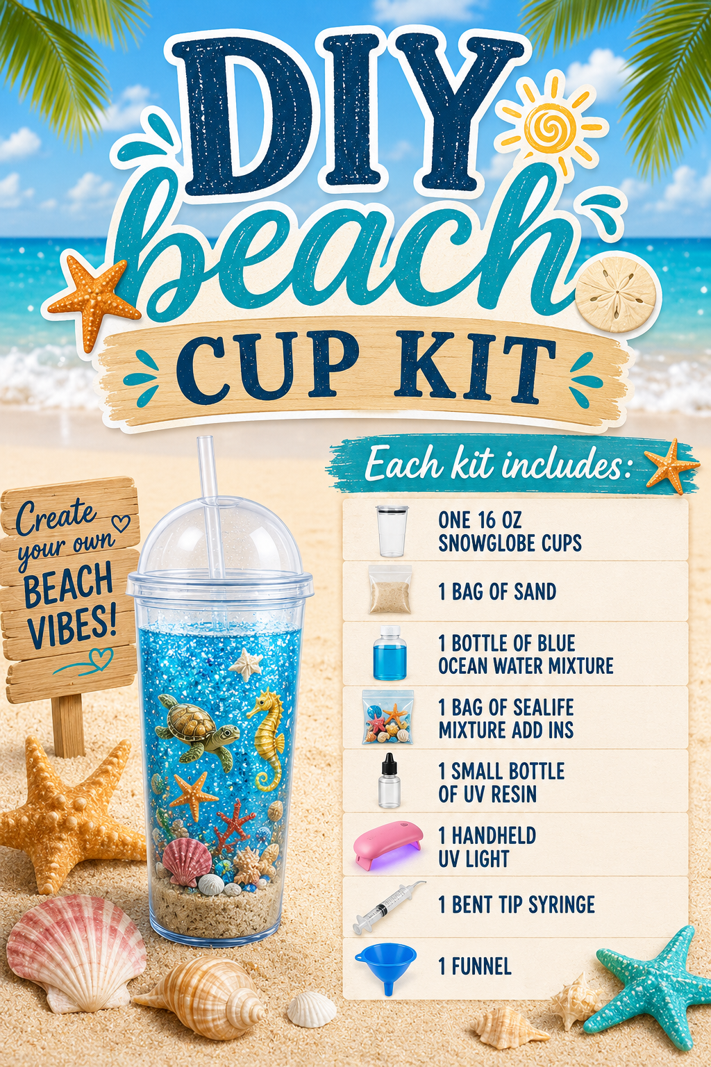 DIY beach kit