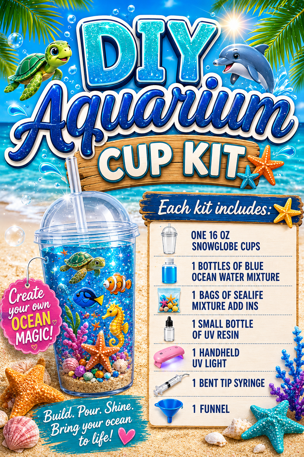 DIY Aquarium Cup Kit