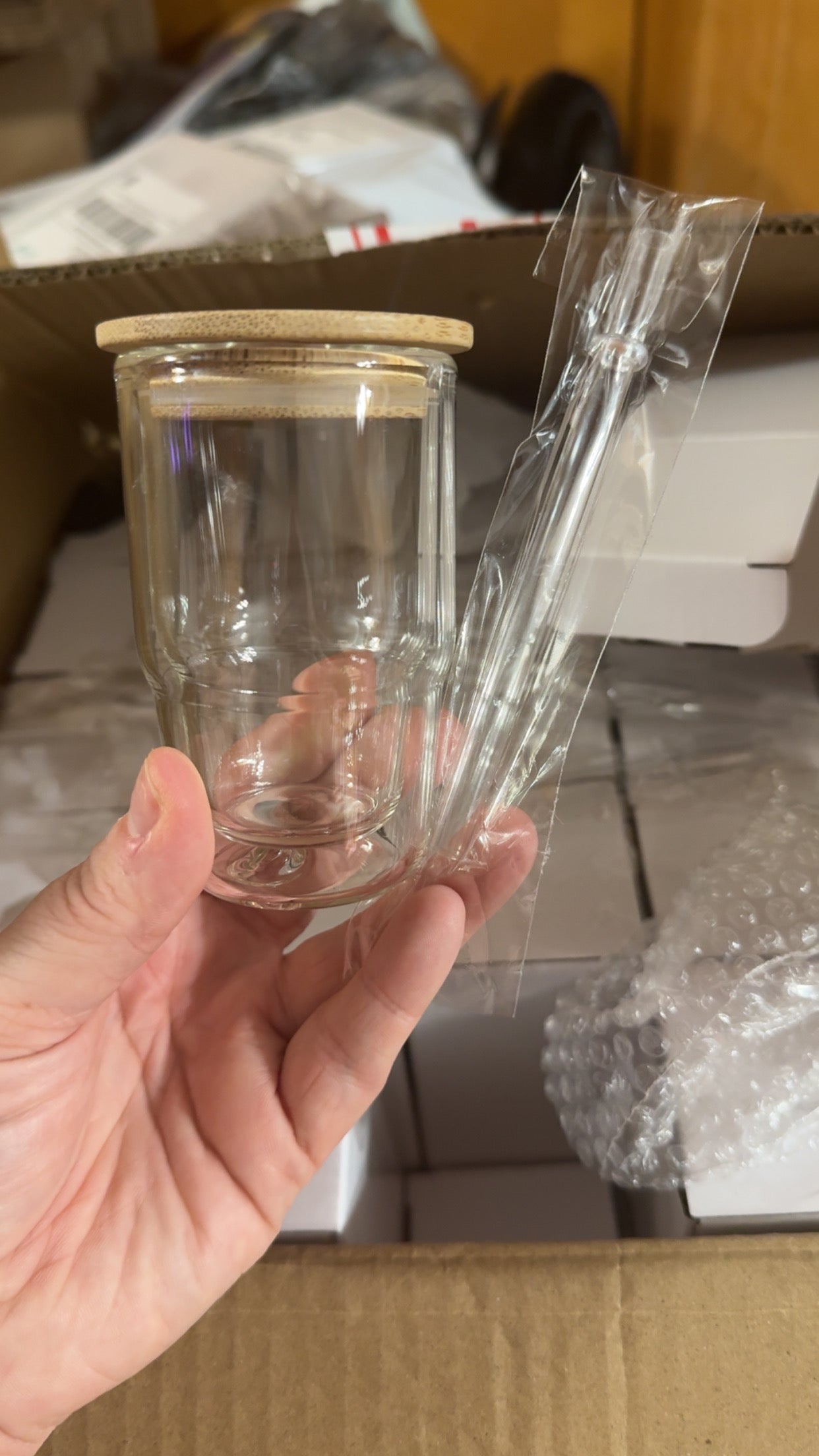 3oz shot glass Snowglobe