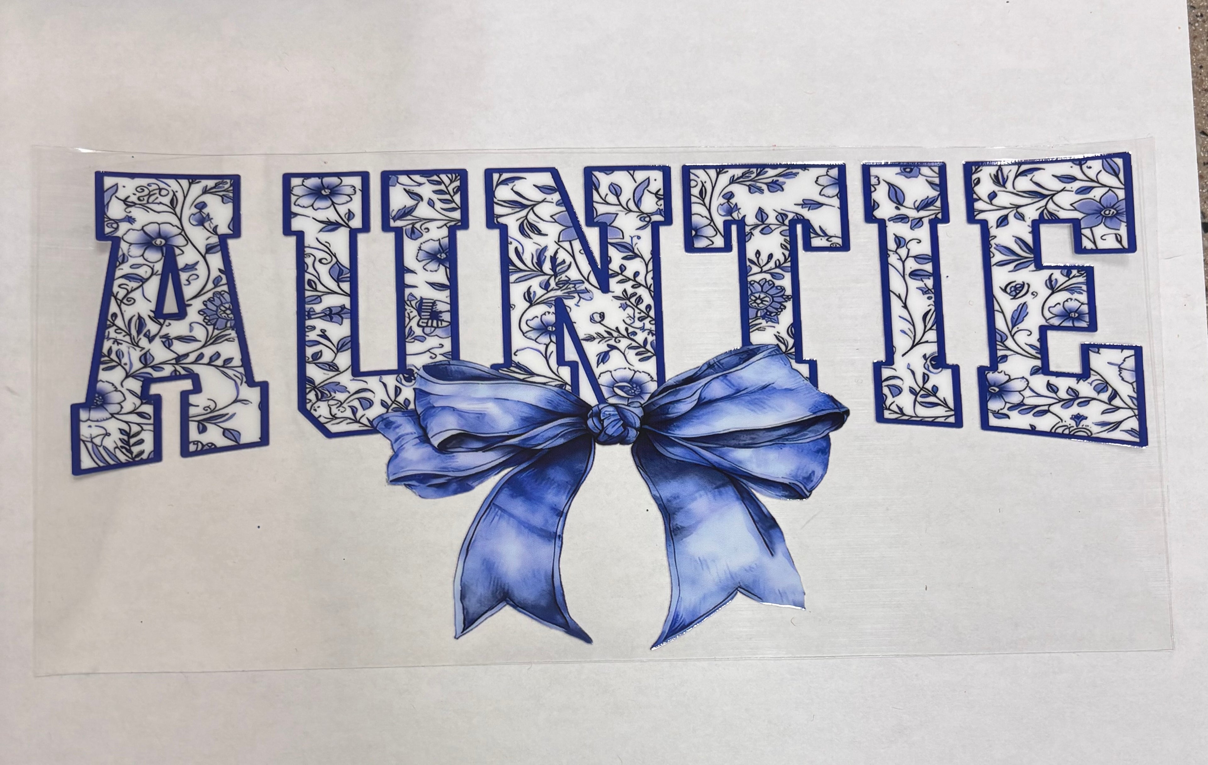 Blue auntie