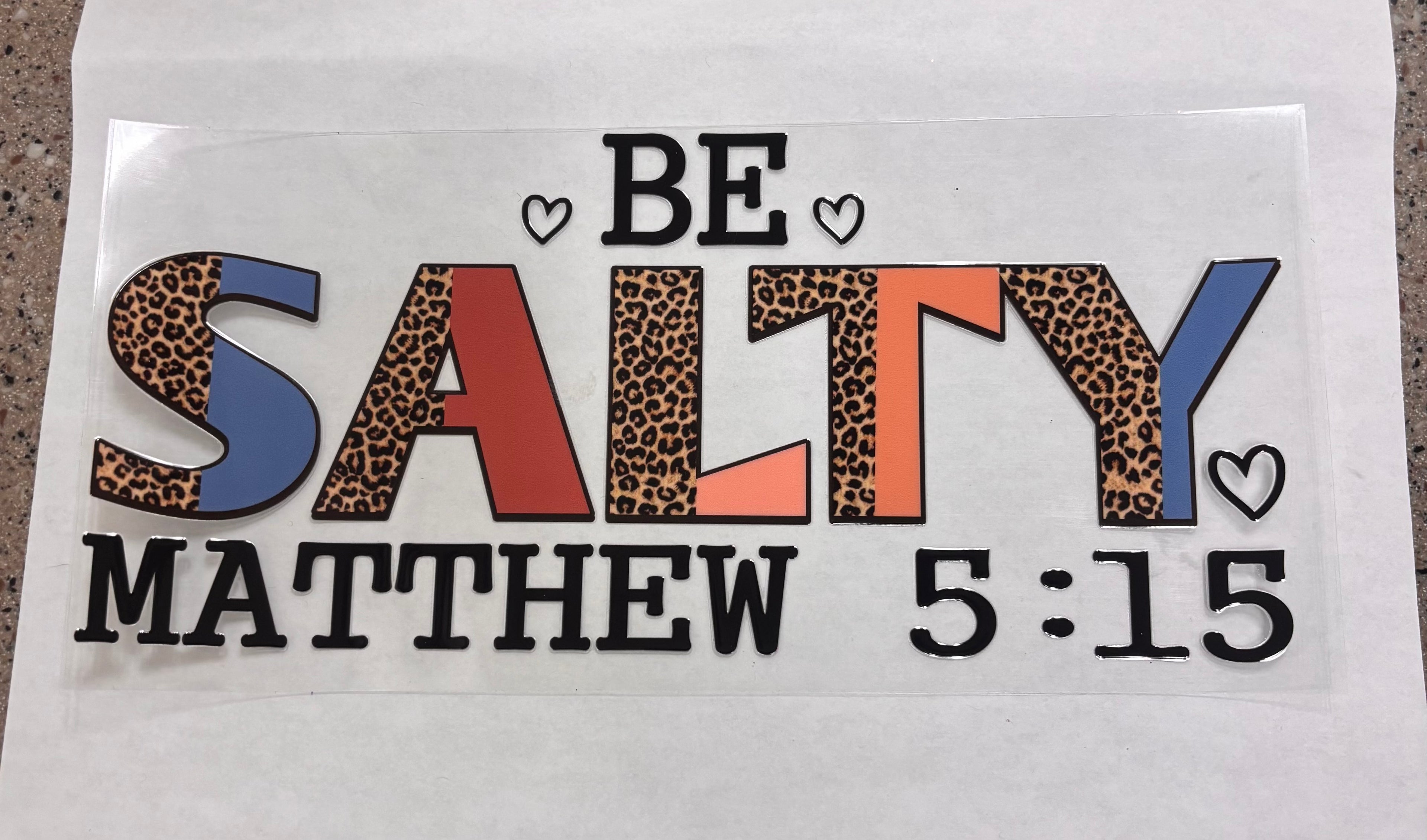 Be salty
