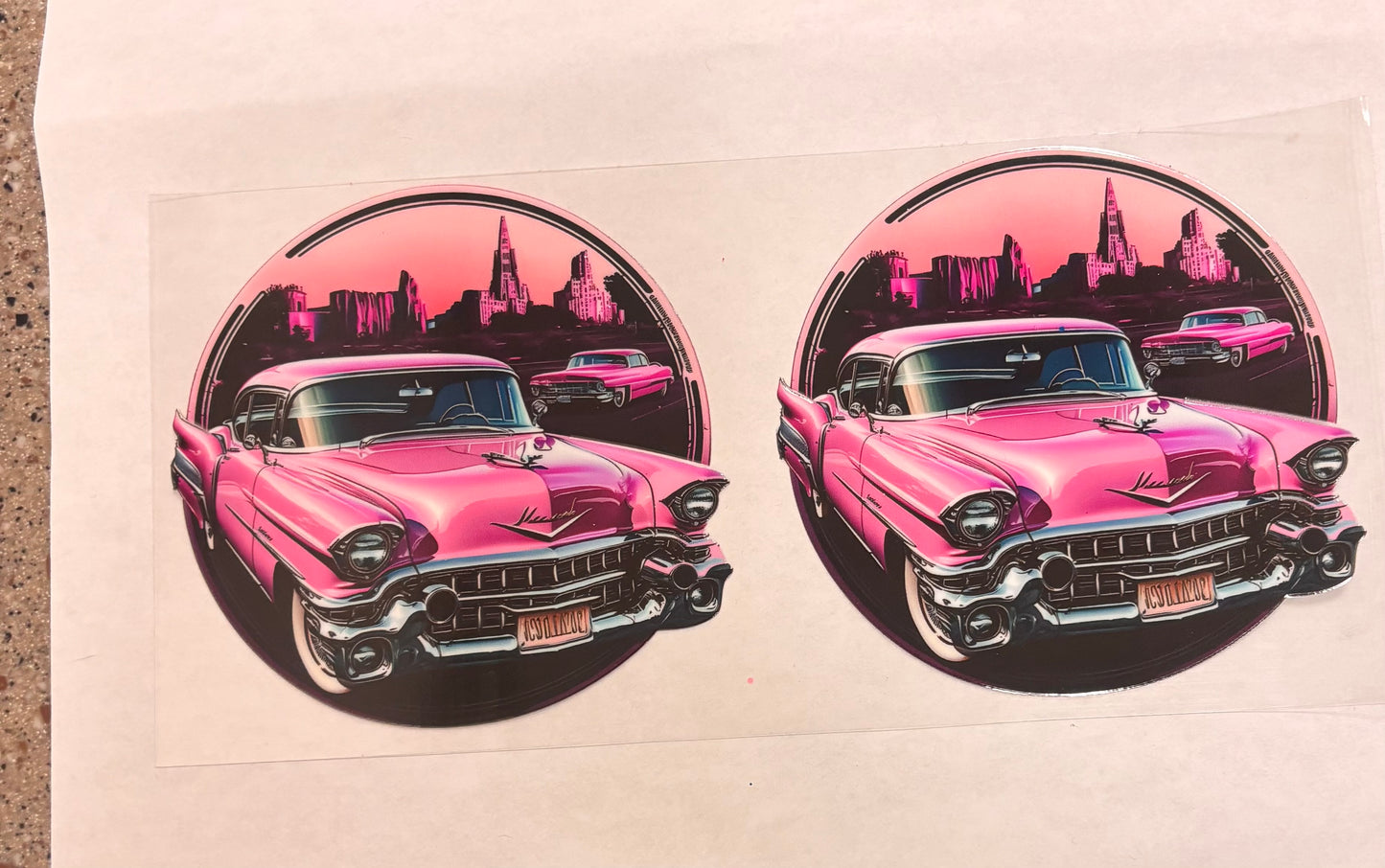 Pink Chevy Bel Air