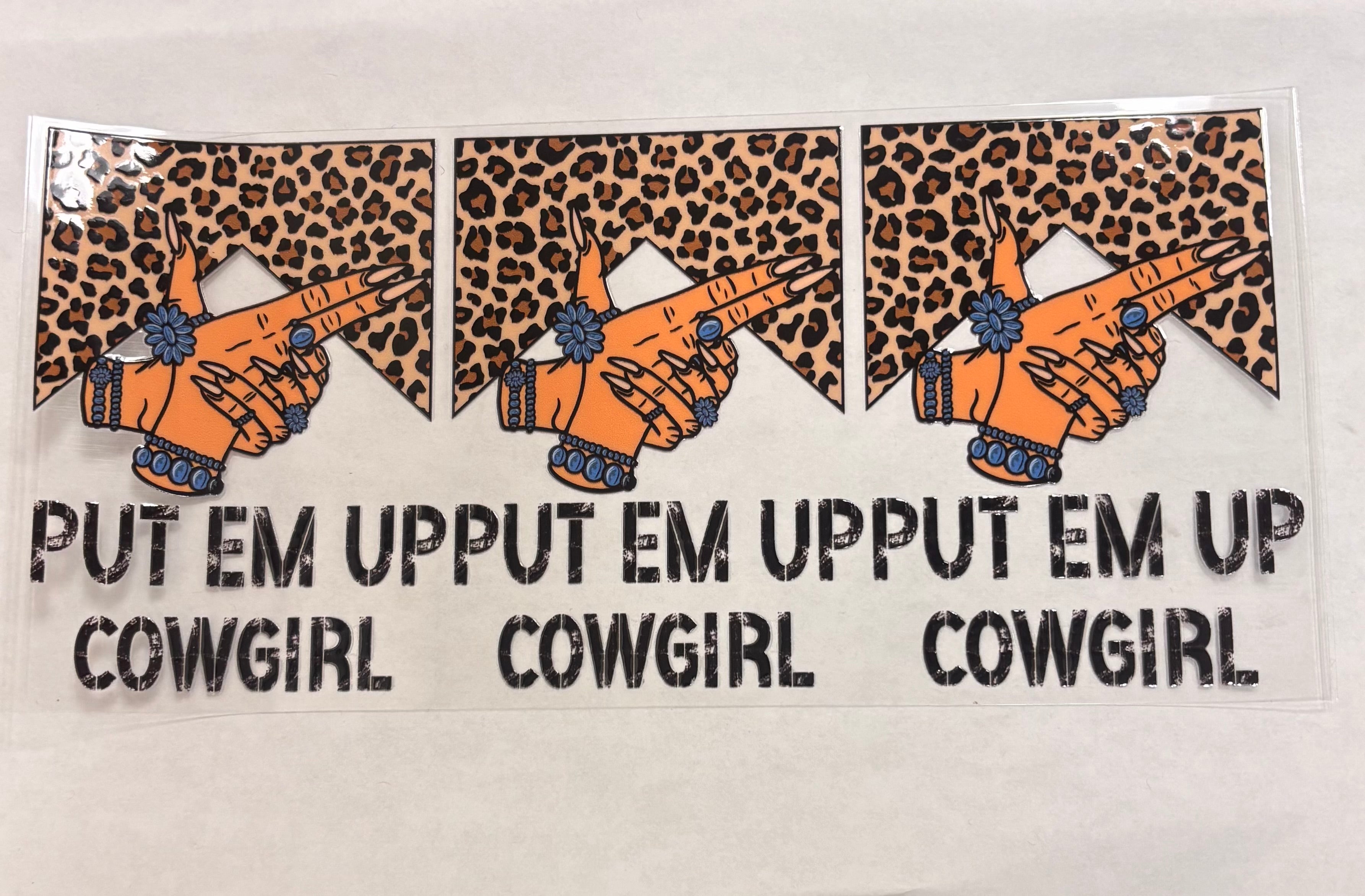 Put em up cowgirl