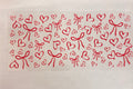 Red bows and hearts