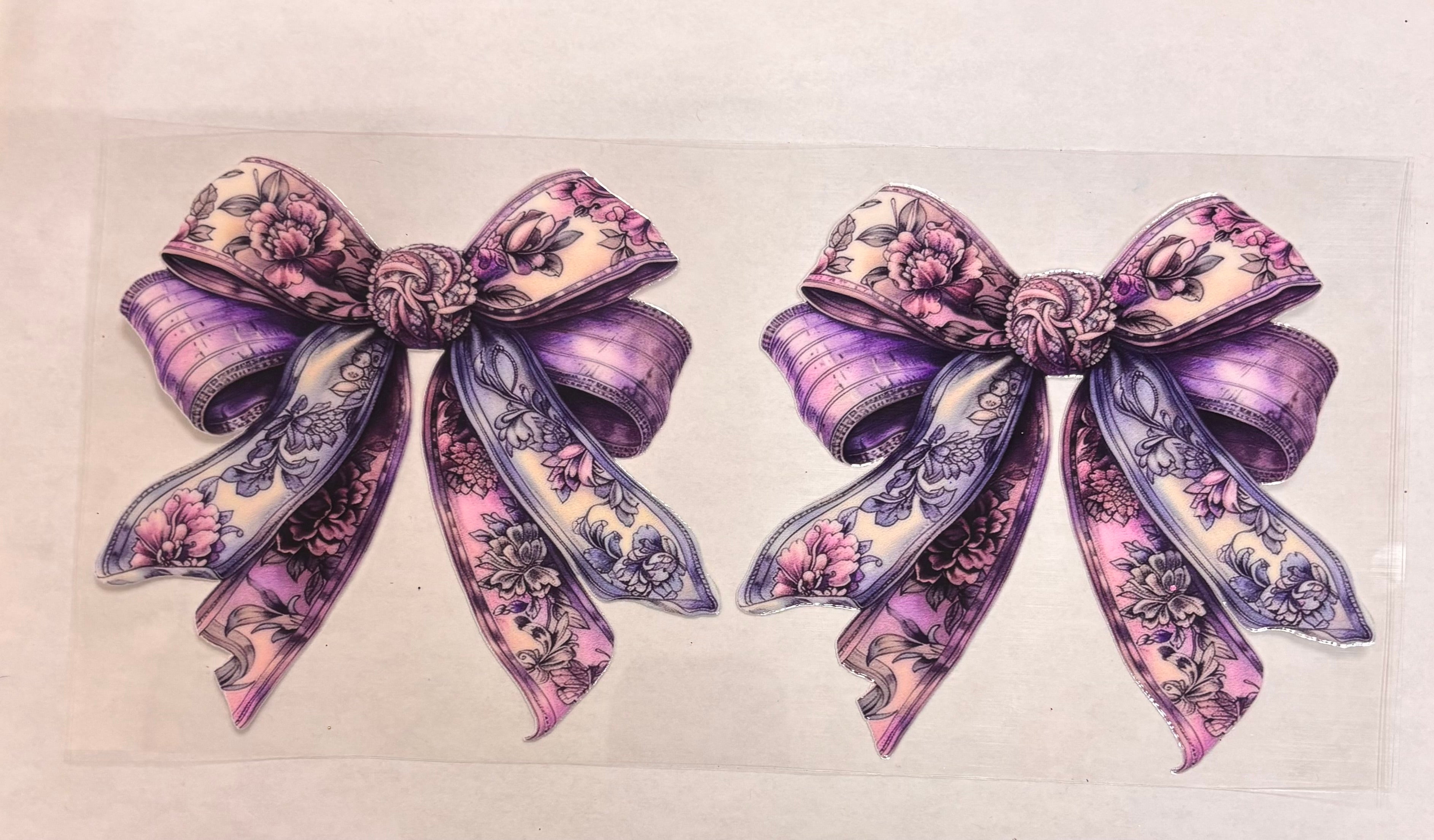 Purple bow