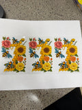 Bees and sunflowers