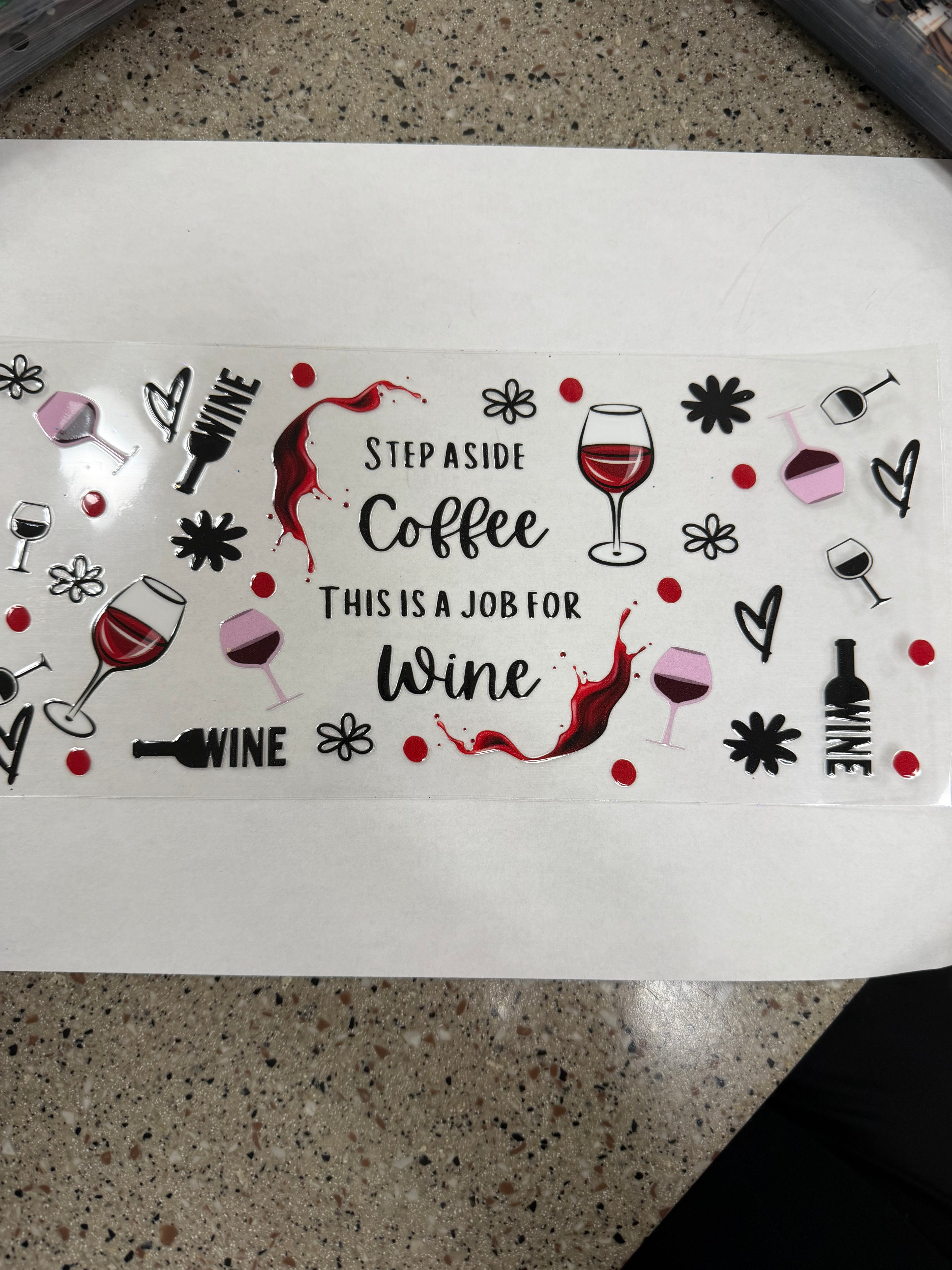 Step aside coffee this is a job for wine