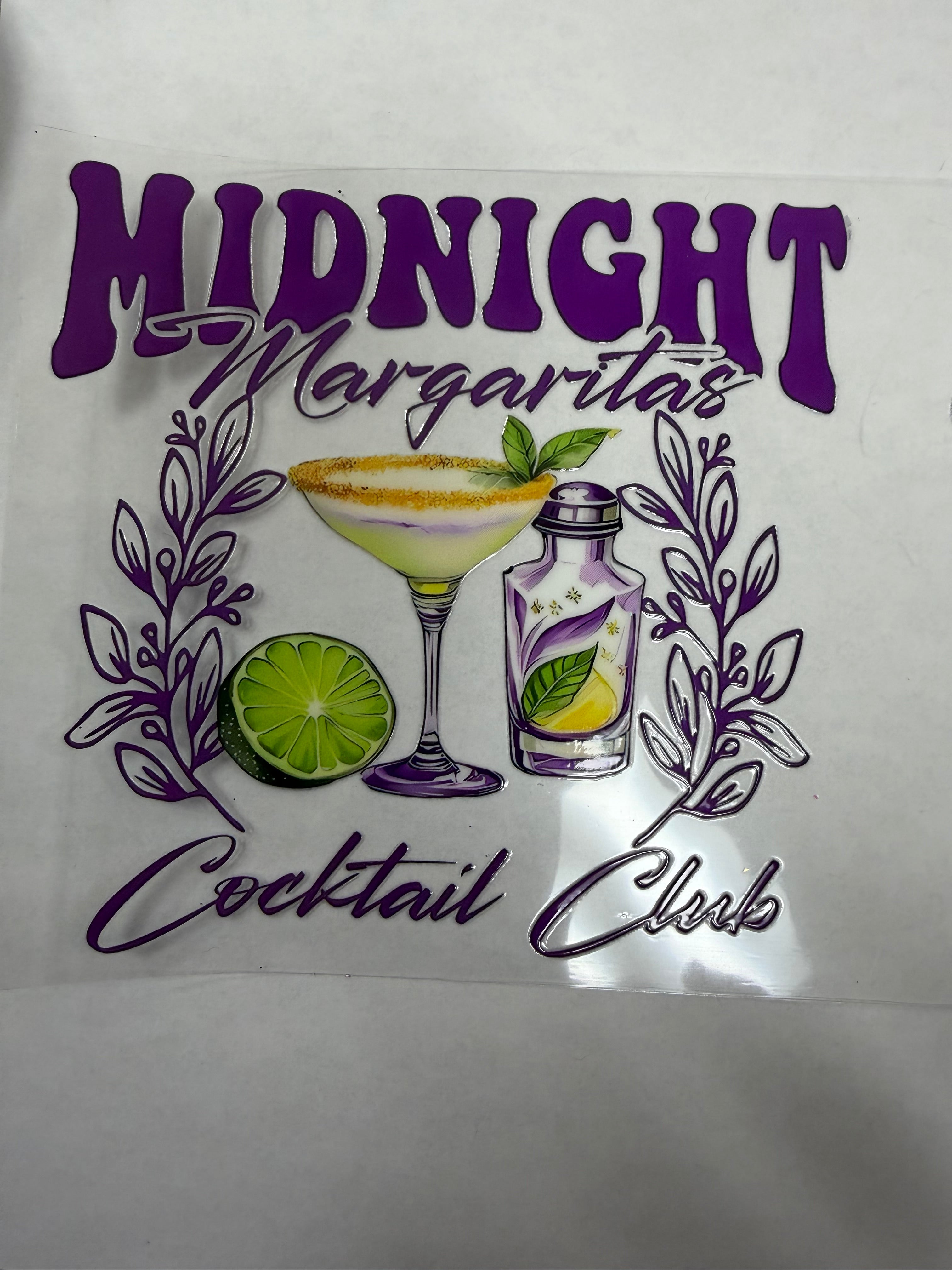 Midnight margaritas decal