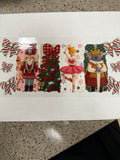 Nutcracker tree ballerina and mouse knight