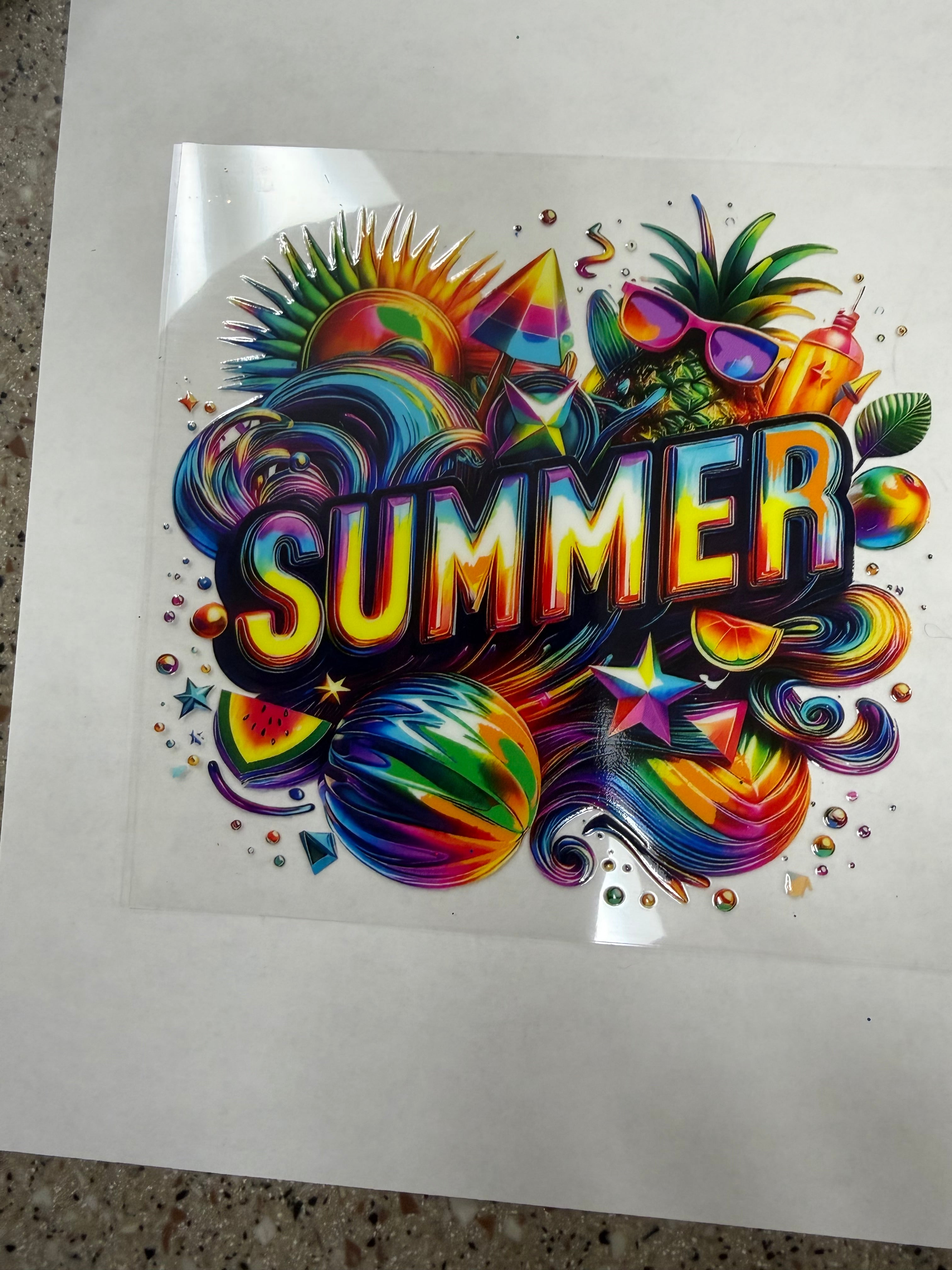 Summer decal