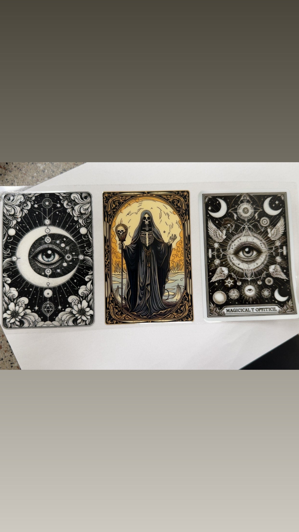 Evil Eye Tarot card wrap